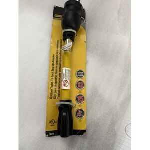 NEW STANLEY OUTDOOR GENERATOR TWIST LOCK STEP UP PIGTAIL ADAPTER 30719